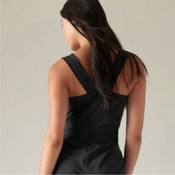 Athleta Women’s Xs Black Savannah Strap Mini Dress Performance Lightweight- NWOT - Picture 2 of 8